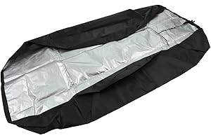 EAWFGTUW Oval Water Storage Tank Guard Heavy Duty Oxford Cloth Pool Cover With Bottom Drawstring And Hook Rope For Cold Water Tub Farm Horse Trough Water Tank for PROTECTION(120 * 60 * 30cm)