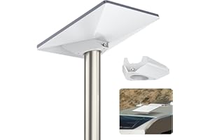 EDUP LOVE EDUP Starlink Mini adaptateur de tuyau et support plat, kit de montage stationnaire, compatible avec Starlink Mini Kit, idéal pour installation sur poteau ou surface plane, remplacement ou montage