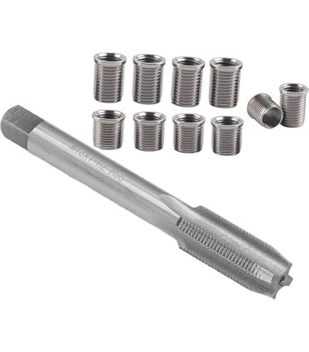 M6 X 1 0 X 12 0 Inserts Time-Sert Thread Repair Inserts - M6 X 1.0 X 12.0mm, Carbon Steel, Pack Of 10 Threaded Insert - Foto 13