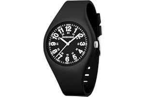 GOLDEN HOUR Orologi Unisex Analogici Sportivi Impermeabili per Infermieri Medici Professionisti, Studenti – Quadrante Luminoso di Facile Lettura, Cinturino in Silicone Gelatina