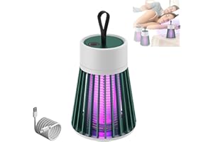 HAILMKONT Zapfie Mückenlampe, Mozzguard, Zapfie Moskito Lampe, Mückenlampe, 2024 Neue Grau Zapfie Mückenlampe, wasserdichte Outdoor-Moskitolampe, Tragbare USB-Verbindung oder USB-Aufladung (A)