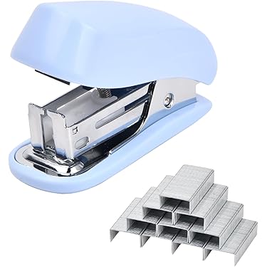 Pinzatrice Mini Esselte Rapid Con 1000 Punti Inclusi - Compatta, Per Ufficio E Casa, Fino A 10 Fogli - Colore Corallo - Foto 6