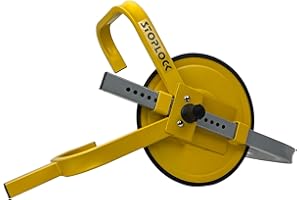 Stoplock HG 400-00 - Cepo Antirrobo para Coche, para Coches, Caravanas, Camiones y Otros Vehículos Pequeños