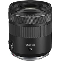 Canon RF 85mm F2 Macro Is Stm, Compact Medium-Telephoto Black Lens