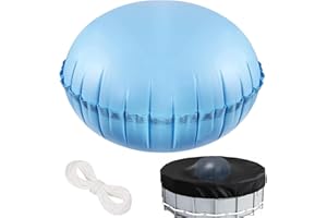 AMSNINK Winter Pool Cushion - Air Cushion Pool for Winter Cover, Round Pool Cushion 120 cm, Frost Protection for Above Ground Pools, Inflatable Winter Cushion for Pools and Hot Tubs