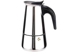 JKENJOY Kabalo 300ml Aluminium Espresso Coffee Maker Stove Top Percolator 6 Cup Moka Pot