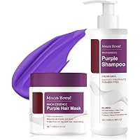 Karseell Maca Essenza Violett-Shampoo – 500 Ml, Gegen Gelbstiche Bei Blondem & Grauem Haar