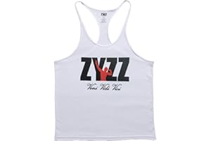 MUSCLE ALIVE Kulturystyka męska ZYZZ Fashion Tank Tops Rozciągliwa bawełna