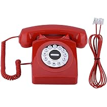 CERRXIAN Retro-Festnetztelefon It Wählscheibe, Antik-Telefon It
