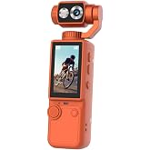 &Ccedil;eşithane Q8 4K Aksiyon Kamera &ndash; Gimbal Stabilizasyonlu, WiFi Bağlantılı, 180&deg; D&ouml;nebilen Lens, Taşınabilir Vlog & Outdoor Spo