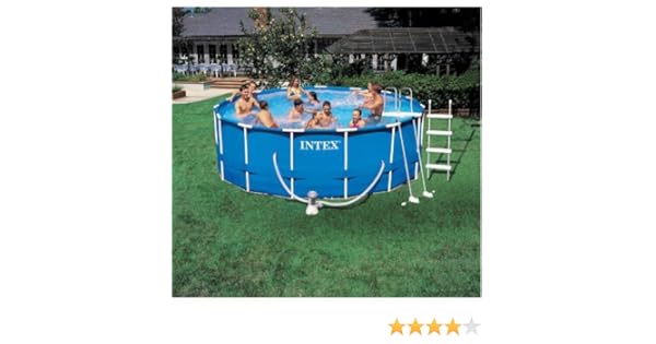 Piscine Tubulaire Métal Ronde Intex ø 366m H 76cm Amazonfr Jeux