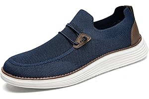 VGPSFN Herren Mokassins Flache Slipper Slip on Loafer Slipper Bootsschuhe Walkingschuhe Anzugschuhe Bequem Atmungsaktive Leichtgewichts Fitness Turnschuhe