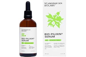 ‎SCANDINAVIAN BIOLABS Scandinavian Biolabs Haarwachstum Bio-Pilixin Serum für trockenes geschädigtes Haar für Männer | Natürliche Haarausfallbehandlung für Männer ohne Minoxidil oder DHT Blocker (100 mL)