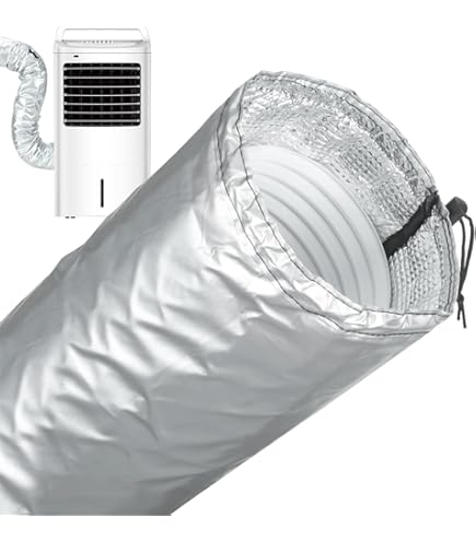 Housse De Tuyau De Climatisation, Housse De Tuyau De Climatiseur Portable Housse De Tuyau Isolée