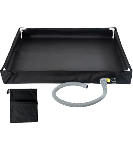 Receveur De Douche Portable Pour Camping – Base De Sol Pour Tente, Plateau Extérieur, Pliable