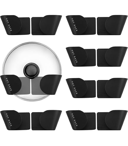 Soporte Para Tapas De Ollas Con Ventosas - 2 Piezas, Ajustable, Sin Taladrar, Ideal Para Organizar La Cocina