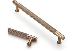 9BUILD 10 Pack 192mm Champagne Bronze Nickel Cabinet Pulls Cabinet Handles Kitchen Cabinet Handles Kitchen Door Handles Drawer Handles Zinc Alloy Wardrobe Handles