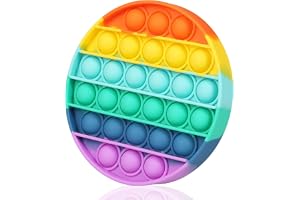 Pop Fidget Toy Push Pop Bubble Fidget Toy, Stress Relief and Anti-Anxiety Tools for Kids and Adults, Sensory Irritability Toy for Autism with Special Needs to Relieve Stress(Colorful)