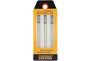 CUESOUL TERO AK7 en Arbre de fléchette en Carbone/Tige Télescopique de Printemps intégrée,Ensemble de 3 pcs