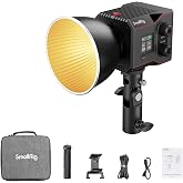 SMALLRIG RC 60B COB Video Lamp with Built-in 3400mAh Battery and PD Type C Fast Charge, Portable Bicolor for Moving Shooting,