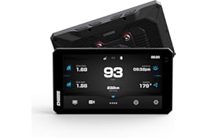 CHIGEE AIO-6 LTE 4G Motorcycle GPS Navigation with 6 inch Display, Smart Geo-Fence Security,SOS,2000nits,Motorcycle Carplay Android Auto, Real-Time alerts, Electronic Fence, IP69 Waterproof