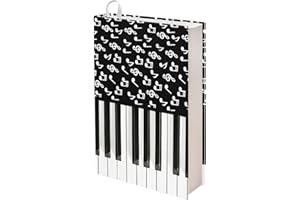 Kuiaobaty Custodia per libro musicale per pianoforte, 30,5 x 20,5 cm, lavabile, per libro di testo e blocco note