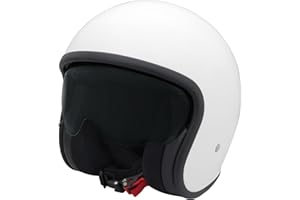Zorax White L (59-60cm) ZOR-601 Open Face Helmet Scooter Motorbike Motorcycle Crash Helmet ECE 2206