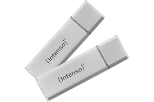 Intenso Ultra Line, 2x 64GB Speicherstick, USB 3.2 Gen 1x1, silber