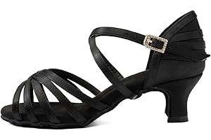 AOQUNFS Chaussures de Danse Latine Femme Talon Professionnel Chaussures de Danse de Salsa Tango Bachata Valse de Salon,EM2324