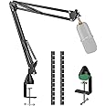 HyperX SoloCast Boom Arm Stand - Mic Arm with 2PCS Cable Sleeve, Mic Stand for HyperX SoloCast USB Condenser Gaming Microphone by YOUSHARES