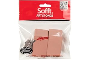 PanPastel Sofft Tool 61031 - Spugna piatta angolare, confezione da 2 pezzi, per pastelli da pittura