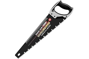 AIRAJ IRAJ 450MM Hand Saw, Fine Cutting Heavy Duty Pruning Saw, Unique Ω Type Chip Flutes, Comfortable Non-Slip Handle, Professional Pruning Saw for Sawing, Pruning, Trimming Gardening