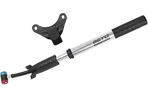 beto Luftpumpe Mini-pumpe, Pompa. Unisex-Adulto, Argento, Taglia Unica