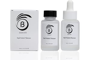 Beromt Nail Polish Thinner, Transparent, Cruelty Free, Nail Paint Restoration Drops, Dropper Bottle, Versatile Nail Lacquer Thinner 40ml- 01 - BNPT01