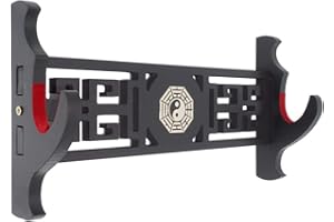 SHULI 1 Couche Support d'épée Support Mural Velours Katana rembourré Stand Samurai Support d'épée présentoir Katana-A