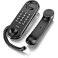 Azonee Corded Phone Landline Phones, for Home Telephones Landline Corded Wall Mountable Black Phone Used in House Hotel Office Bank Call Center for Kitchen House Office