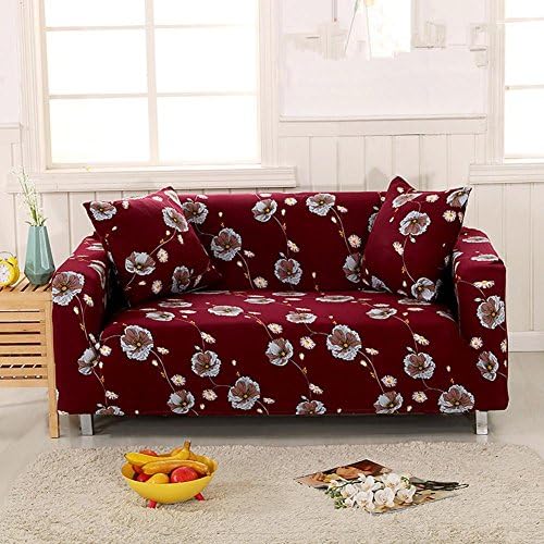 Slipcovers Sofa Tight Wrap All-inclusive Slip-resistant sectional Elastic Full Sofa Cover towel 1/2/3 Seater , 002 , 2 seater:145-185cm