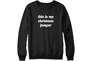 Purple Print House This Is My Christmas Jumper For Kids Funny Xmas Sweater Boys Girls Xmas Jumper Day Festive Top