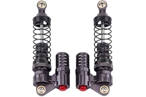 Dilwe Amortisseur de Voiture RC, 90mm Amortisseur d'alliage d'aluminium Accessoire pour Axial SCX10 D90-4 1/10 1/8 RC Crawler
