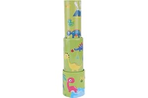 TOYANDONA Monocular Telescope Toy Hand Telescope Kids Single Science Experiment for Birthday Easter Party s Favors (Dinosaur Green)