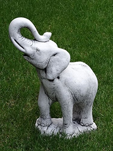 Steinfigur Nr.337 Elephant Elefant XL ca. 55 cm ca. 25 kg Frostfest Stein - 6