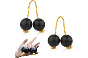 AONAYO Lot de 2 paires de shakas aslatua aslatua, instruments, Begleri, instruments de musique traditionnels africains, instruments de percussion pour enfants, adultes, mariages, fêtes, cours de musique