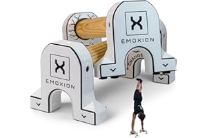 X EMOXION EMOXION® - Barras Paralelas Calistenia Profesionales, Ideales Para Calistenia En Casa Soporte De Flexiones Entrenamiento Funcional Y Ejercicios De Gimnasia Artística