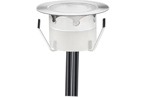QACA Lot de 1 Spots LED Encastrable,Spots pour Escaliers Pont Lumière pour Jardin, Patio, Spots Luminaires LED Decoration les EscalierDC 12V Etanche IP67 (RGB, 1 Kit)