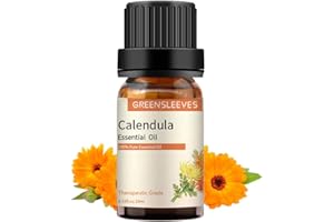GREENSLEEVES Calendula Essential Oil, 100% Pure, Undiluted Organic Calendula Aromatherapy Diffuser Oils 10ml
