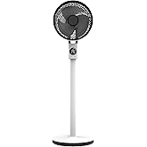MEACO MeacoFan Sefte® Floor Fan - Height-Adjustable Fan with Powerful Airflow - Exceptionally Quiet Remote Controlled Cooling