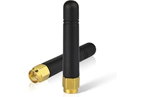 Eightwood GSM Thumb Antenna 868MHz antenna with SMA Male Straight Connector 1.5 dBi Gain for Arduino SIM868 GSM GPRS GPS Module