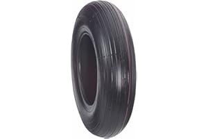 FRITZ GÖBEL GMBH & CO. KG Pneu de rechange pour roue de brouette - profil rainuré - 400 x 100 mm (4.80/4.00-8)