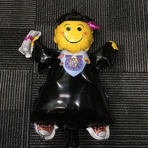 Graduation Folie Ballons Doctor/Boy/Diplom/Smiley, Form Luftballons 40,6 cm 4 Für Party Abschlussfeier - 2