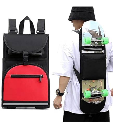 Bolsa Hombro Para Monopatín - Transporte Cómodo Para Skate Y Longboard Hasta 85 Cm